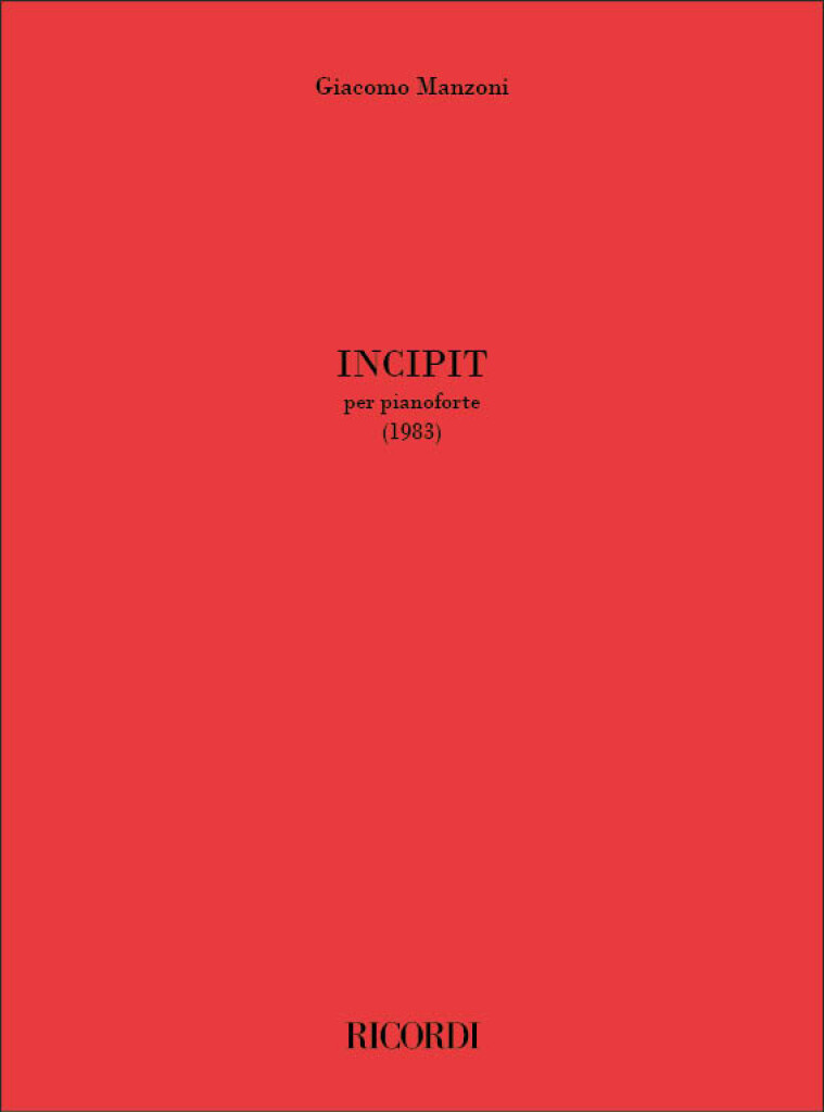 Incipit
